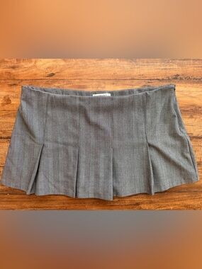Abercrombie & Fitch Gray Pleated Skirt School Girl Style